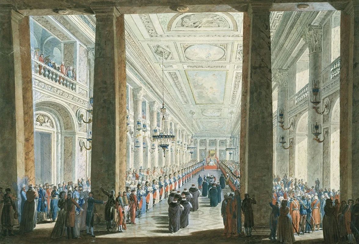 13 октября 1766 года императрица Екатерина II подписала именной указ, данный Придворной конторе, которым утвердила документ «Штат всем к театрам и к камер и к бальной музыке принадлежащим людям» 13 октября 1766 года императрица Екатерина II подписала именной указ, данный Придворной конторе, которым утвердила документ «Штат всем к театрам и к камер и к бальной музыке принадлежащим людям»