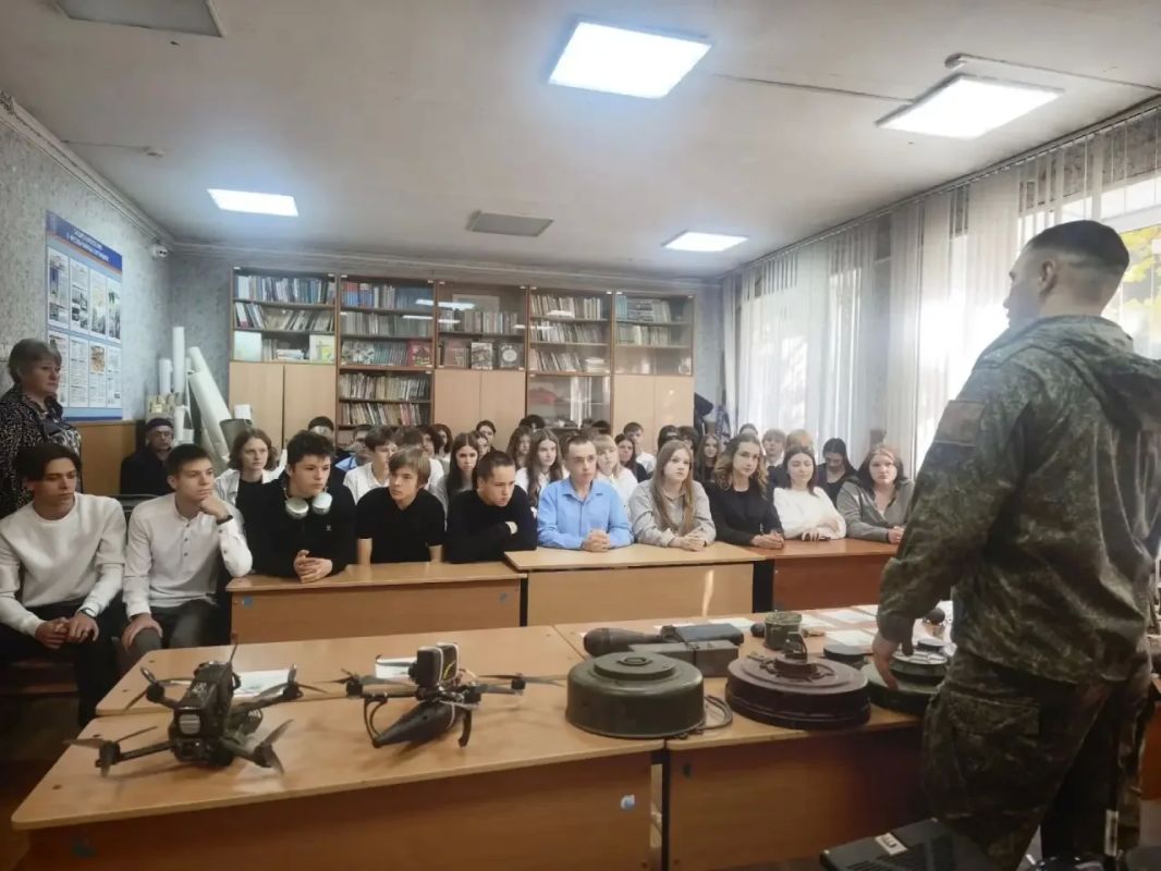 В школе № 1 провели практическое занятие по безопасности