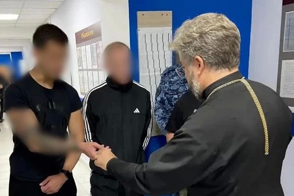 В УФИЦ при ИК-3 УФСИН России по Курской области прошла духовная встреча с протоиереем Виктором Телятицким
