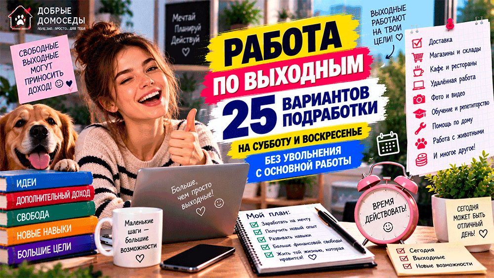 25 способов заработать по выходным — без увольнения и вечной семидневки