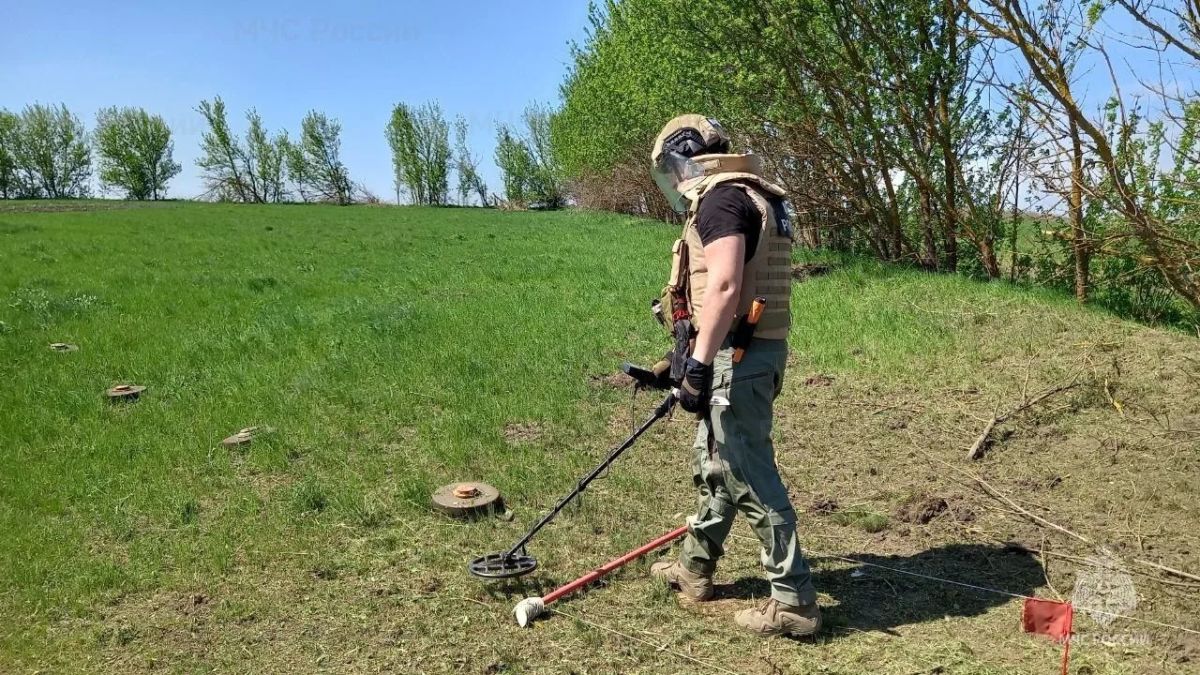 Курян предупредили о замаскированных минах