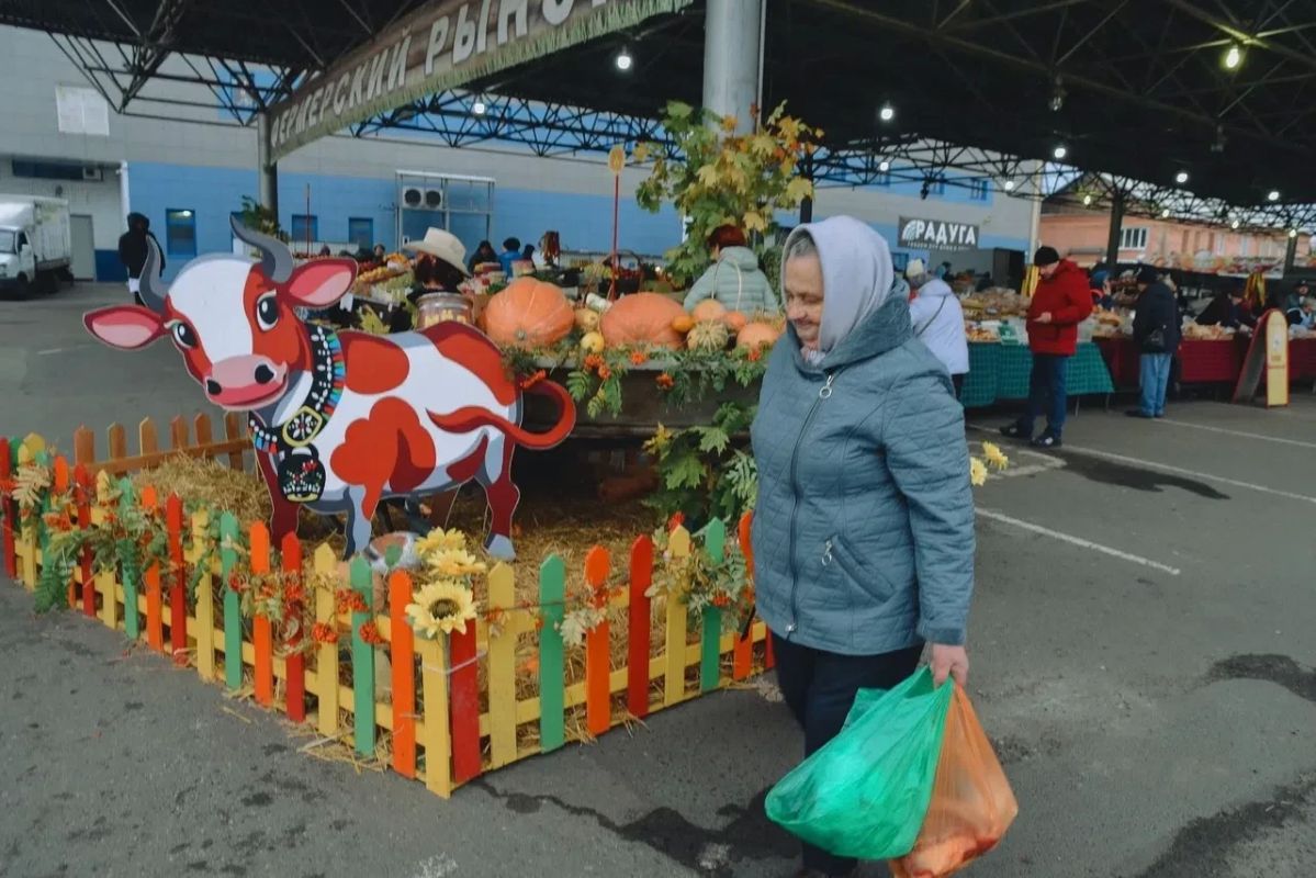 Масштабная осенняя сельскохозяйственная ярмарка проходит сегодня в Курске