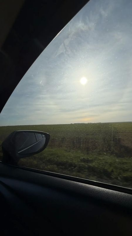 Солнечное гало прямо сейчас над Курской областью Солнечное гало прямо сейчас над Курской областью