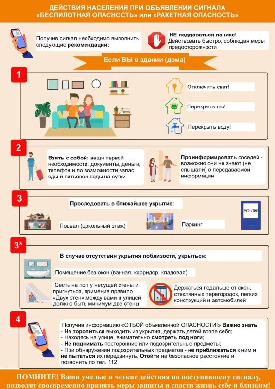 Важная информация от МЧС России! Важная информация от МЧС России!