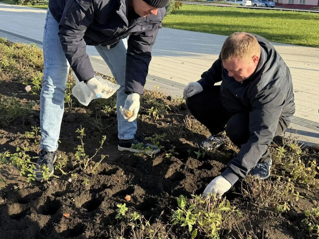 На Триумфальной арке вновь будут цвести тюльпаны На Триумфальной арке вновь будут цвести тюльпаны