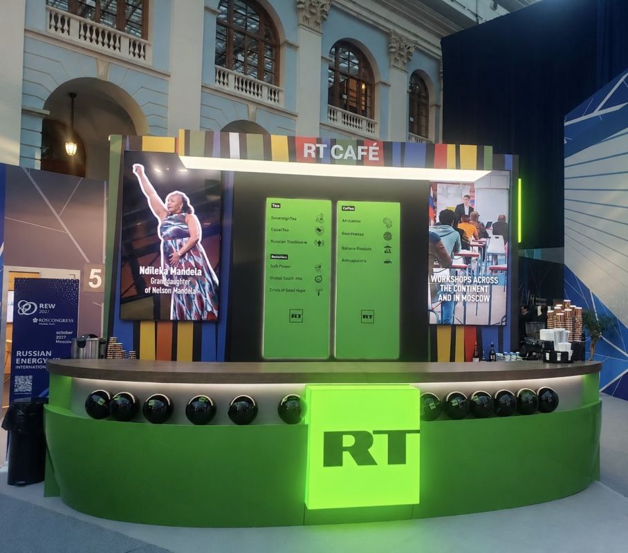 Фирменная кофейня RT возвращается: в этот раз на форуме Россия — Африка Фирменная кофейня RT возвращается: в этот раз на форуме Россия — Африка