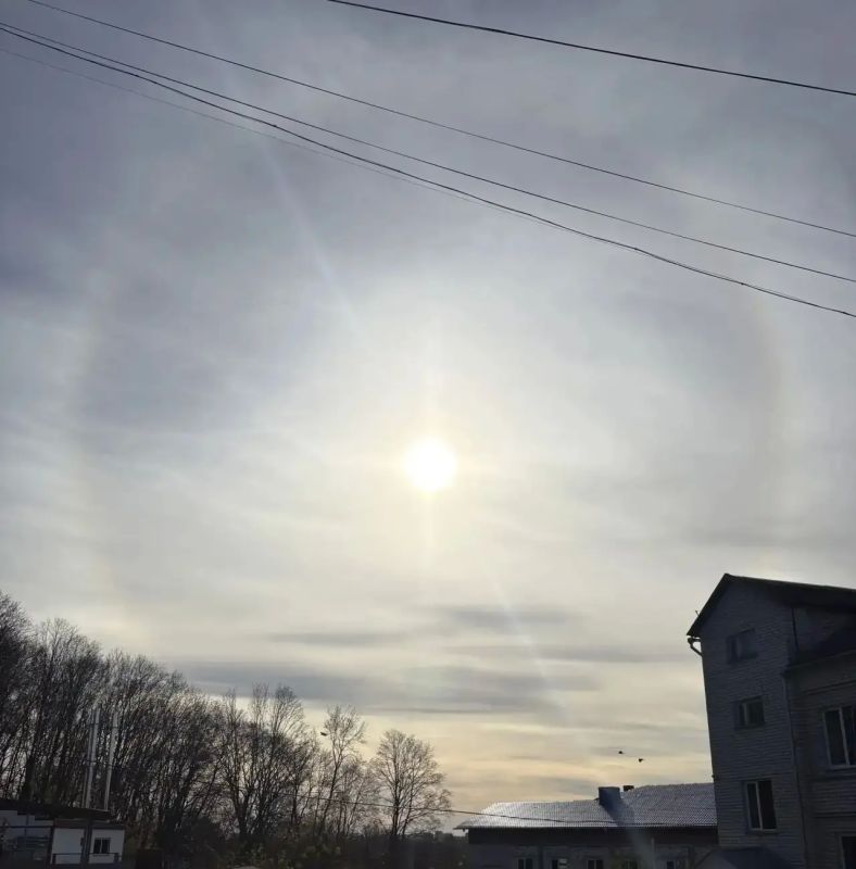 В Курской области вновь заметили солнечное гало В Курской области вновь заметили солнечное гало