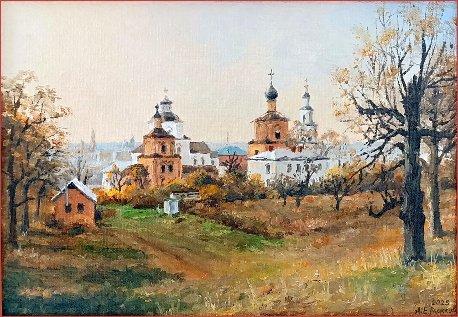 Осень кистью художника: «Рыльский Св. Николаевский монастырь, 2005г»