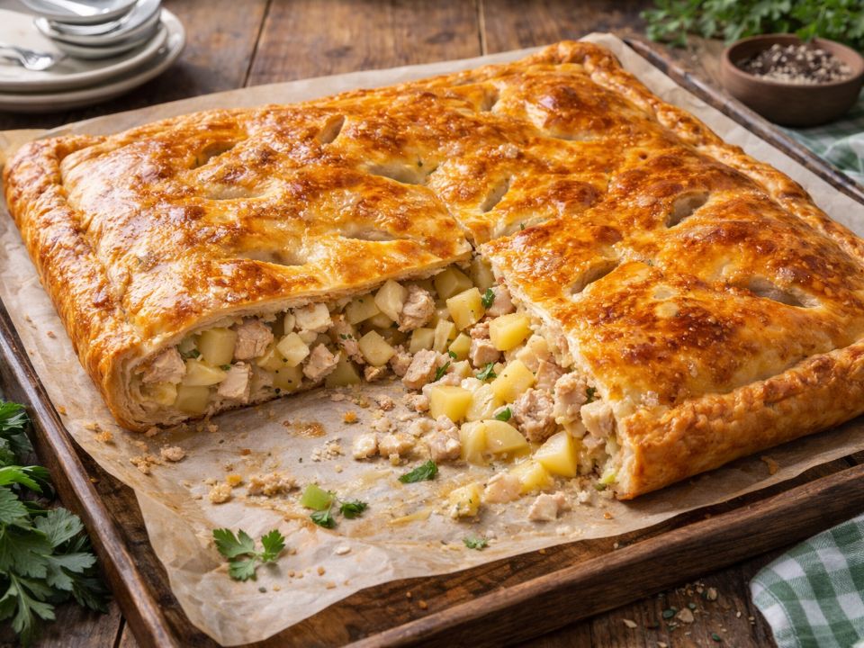 Ленивый курник: быстрое сытное блюдо без лишних хлопот